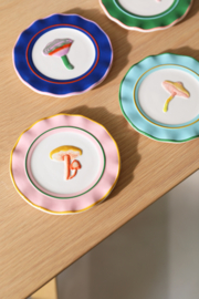 &Klevering plate magic mushroom set van 4