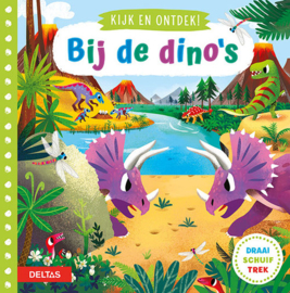 Boek: Kijk en ontdek! Bij de dino's