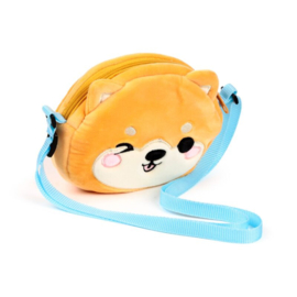 Crossbody knuffel tas hond shiba inu