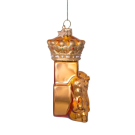 Vondels kerst ornament Rotterdam wapenschild