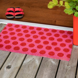 Rex London deurmat spotlight roze rode stippen