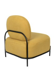 Polly lounge chair geel