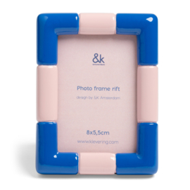&Klevering fotolijst rift blue small