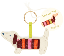 Rex London teckel sleutelhanger