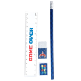 Game over 6-delige stationery set