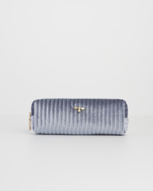 Fable England blue corduroy pencil case