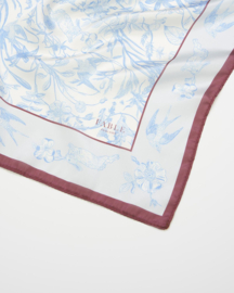 Fable England bunny blues square scarf