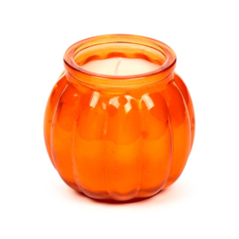 Geurkaars in glazen pompoen pumpkin spice