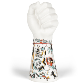 Bold Monkey Liberty Matters vase colourful