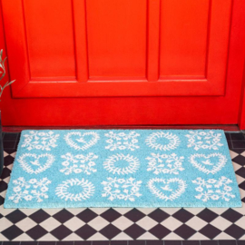 Rex London deurmat blue friendship