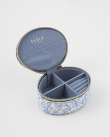 Fable England bunny blues jewellery box