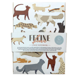 A5 notitieboek katten feline