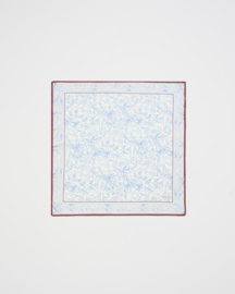 Fable England bunny blues square scarf