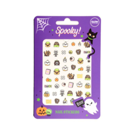 Nagelstickers scary halloween