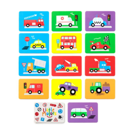 Voertuigen memory spel