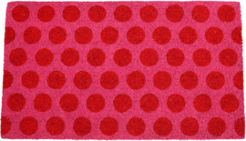 Rex London deurmat spotlight roze rode stippen