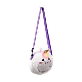 Crossbody knuffel tas eenhoorn
