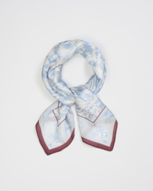 Fable England bunny blues square scarf