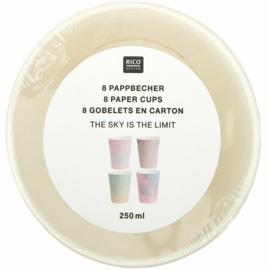 Rico Design papieren bekers mix the sky is the limit