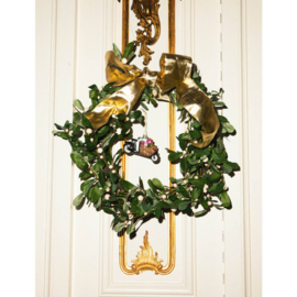 Vondels kerst ornament bakfiets met cadeautjes