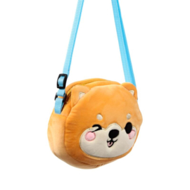 Crossbody knuffel tas hond shiba inu