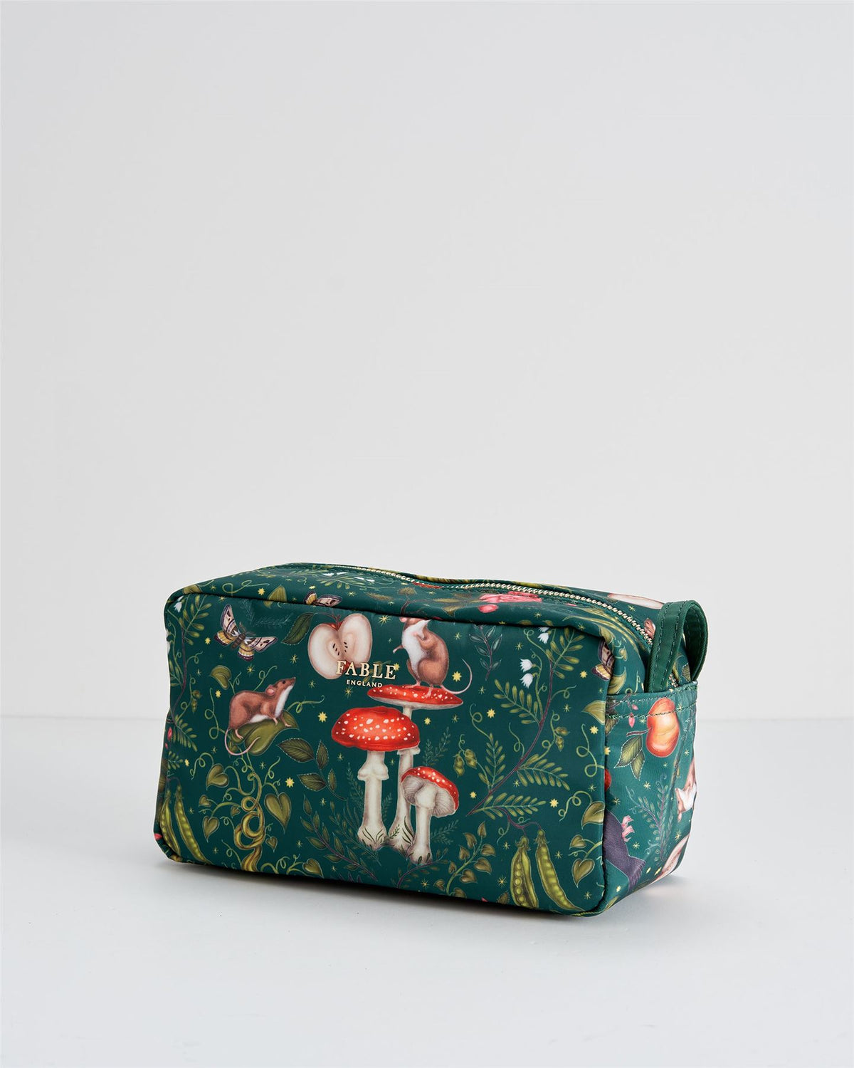 Fable England Into the Woods cosmetic travel pouch