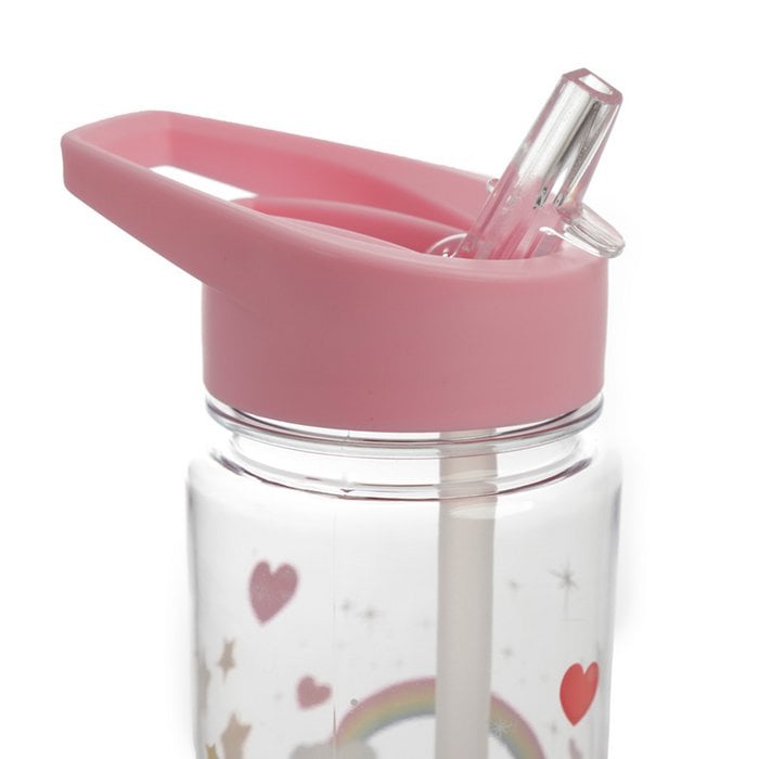 Drinkfles eenhoorn roze