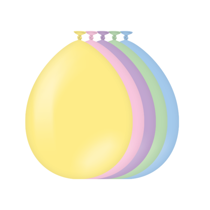Ballonnen pastel 10 stuks