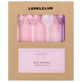 Lepelclub bow glazen lepels