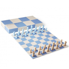 Printworks Sweden schaakspel blauw beige