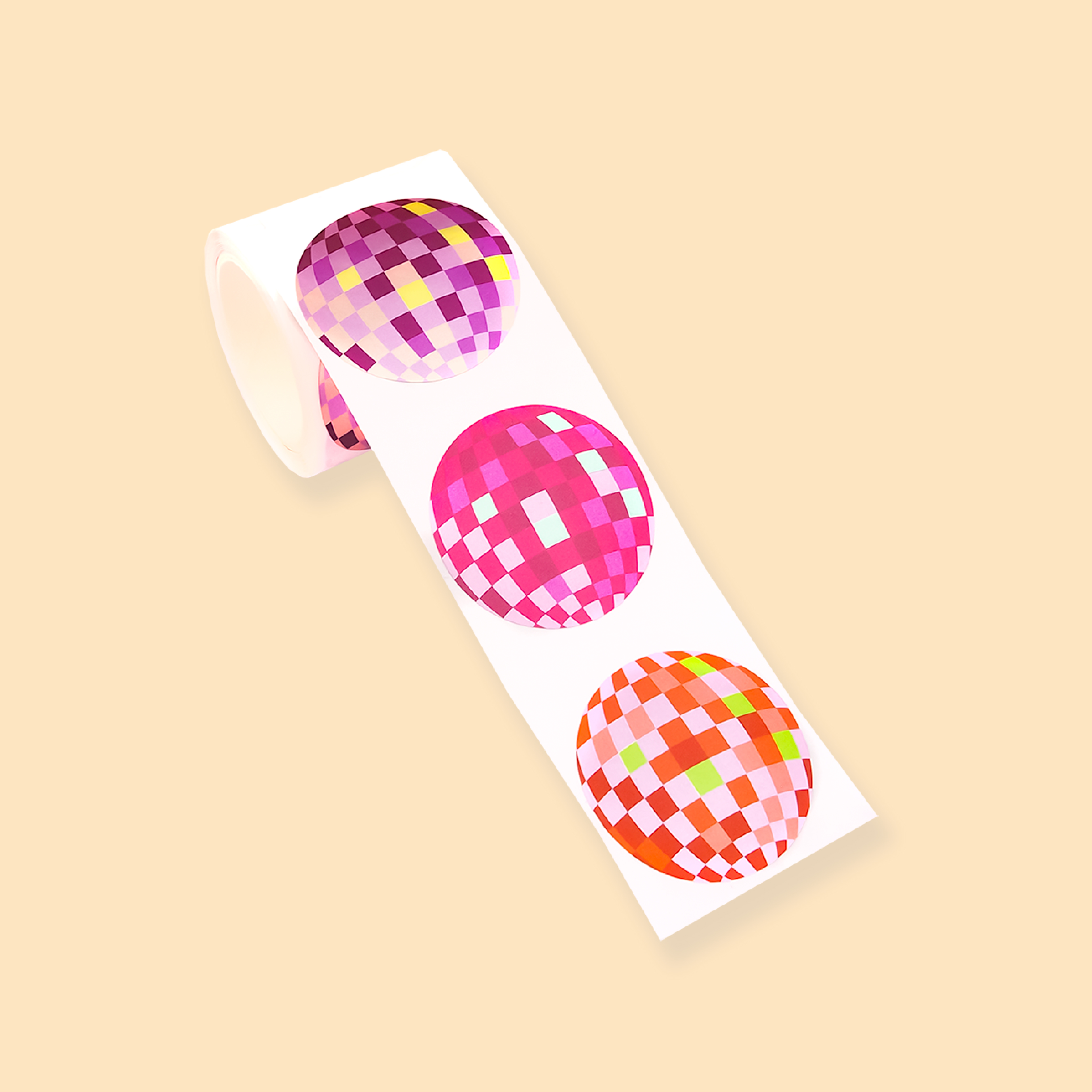 Wowgoods disco stickers op rol