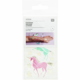 Rico Design plak tatoeages eenhoorns