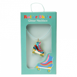 Rex London Roller skate glitter ketting