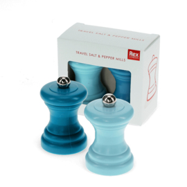 Rex London travel zout & pepermolen set blauw