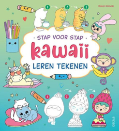 Boek: Stap voor stap Kawaii leren tekenen