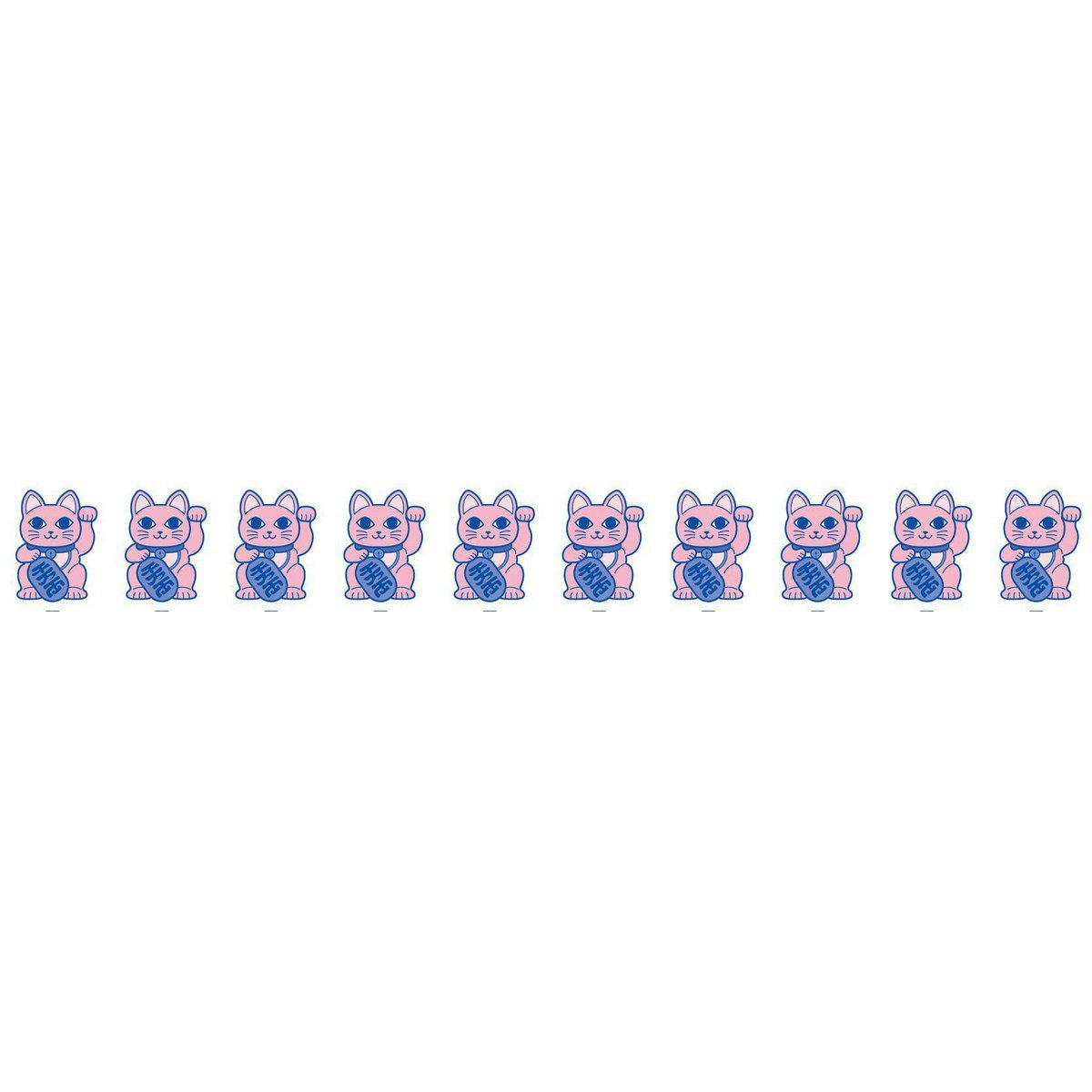 Studio Inktvis washi tape lucky cat maneki neko