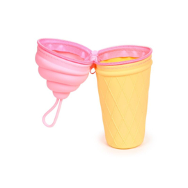 Etui roze ijshoorn