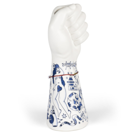 Bold Monkey Liberty Matters vase blue