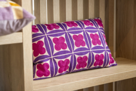 Kussen Clover deep lavender purple