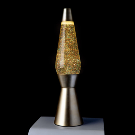 Glitter lava lamp goud multicolour