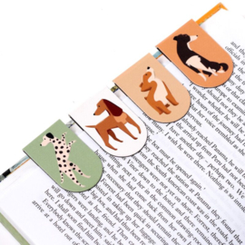 Magnetische boekenleggers honden