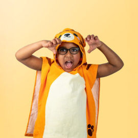 Badcape poncho tijger
