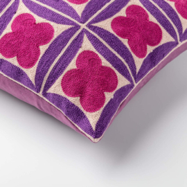 Kussen Clover deep lavender purple