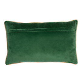 Vondels cushion velvet bow green pink