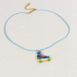 Rex London Roller skate glitter ketting