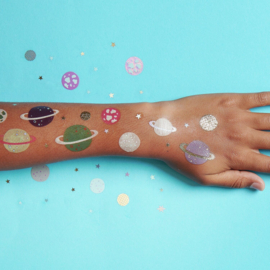 Rico Design plak tatoeages universum glow in the dark