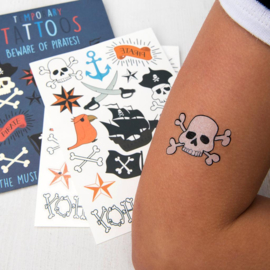 Plaktattoos piraten