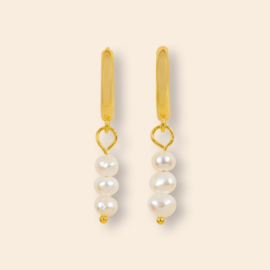 Rebelle Amsterdam earring pearls