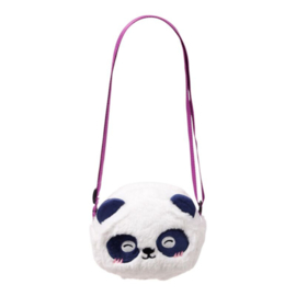 Crossbody knuffel tas panda beer
