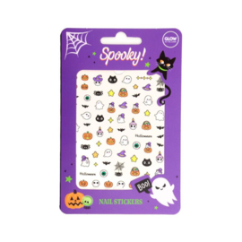 Nagelstickers spooky halloween